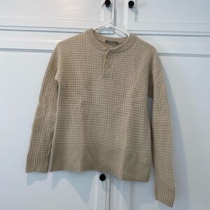 Everlane Belgian Waffle Henley in Cashmere 🧇